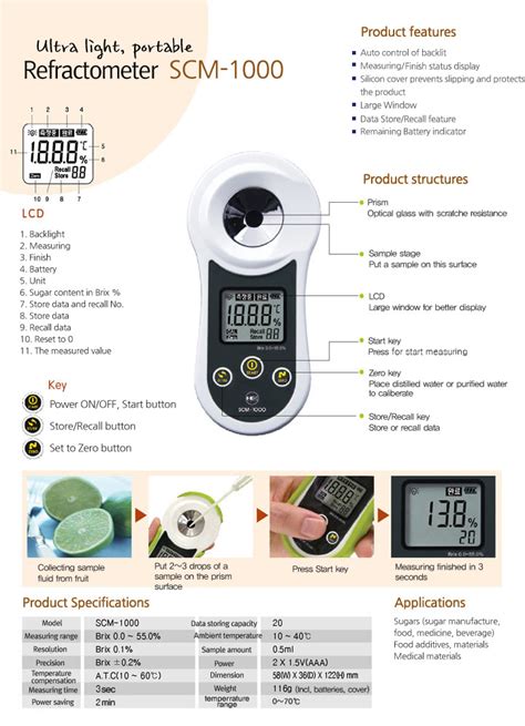 Portable Digital Refractometers department Store|hand held auto refractometer.